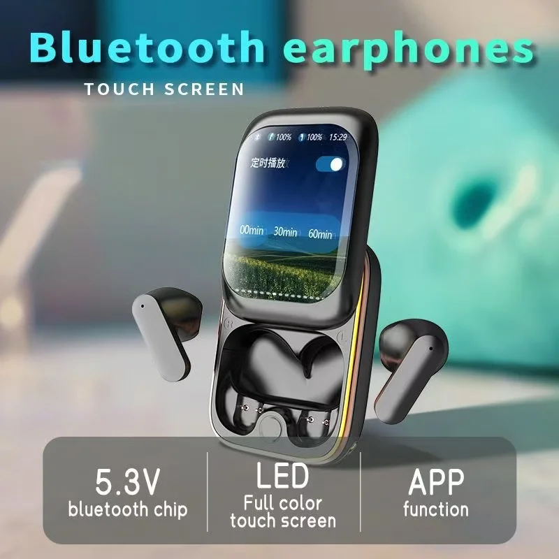 G9 Touch HD na veľkú obrazovku Posunutia bezdrôtových slúchadiel Bluetooth Redukcia hluku HIFI Zvuk Kvalita viacerých jazykových herných slúchadiel