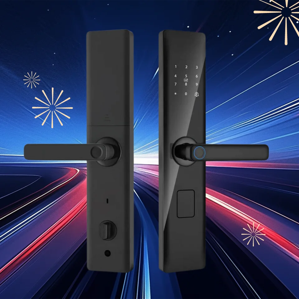 G900 Smart Lock Fingerprint Dvers Lock Card Code Key tlačidlo odtlačok prsta