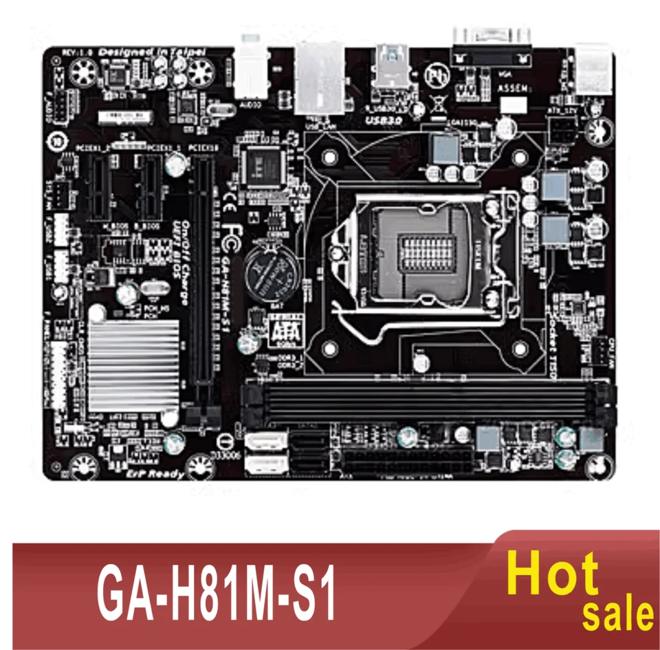 GA-H81M-S1 16 GB LGA 1150 DDR3 Micro ATX 100% Testované úplne práca