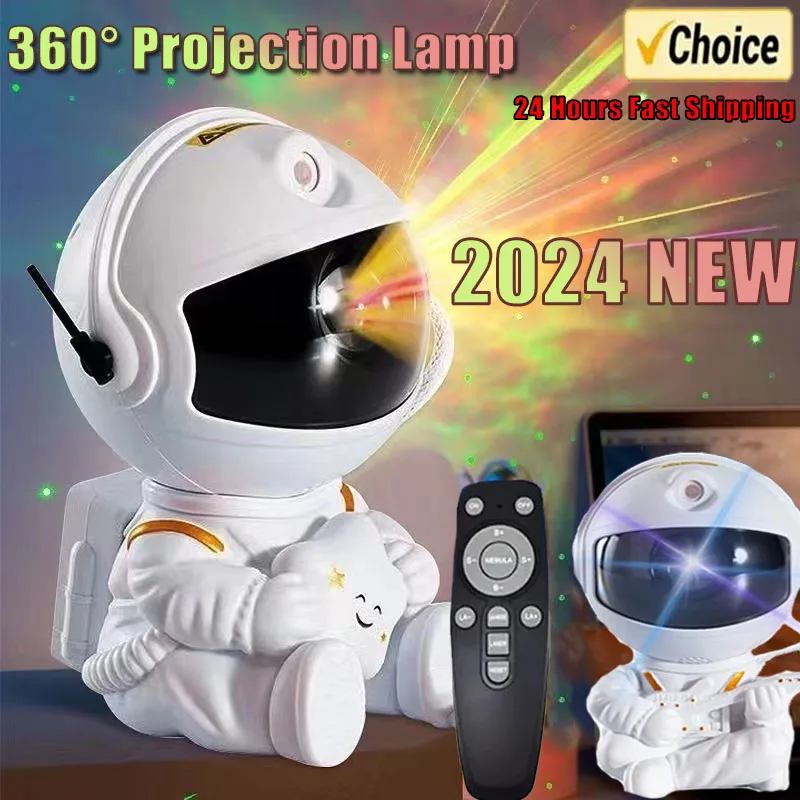 Galaxy Star Astronaut projektor LED nočné ľahké svetlo hviezdne oblohy Porrjektory lampa dekorácie izba dekoratívne pre deti darčeky