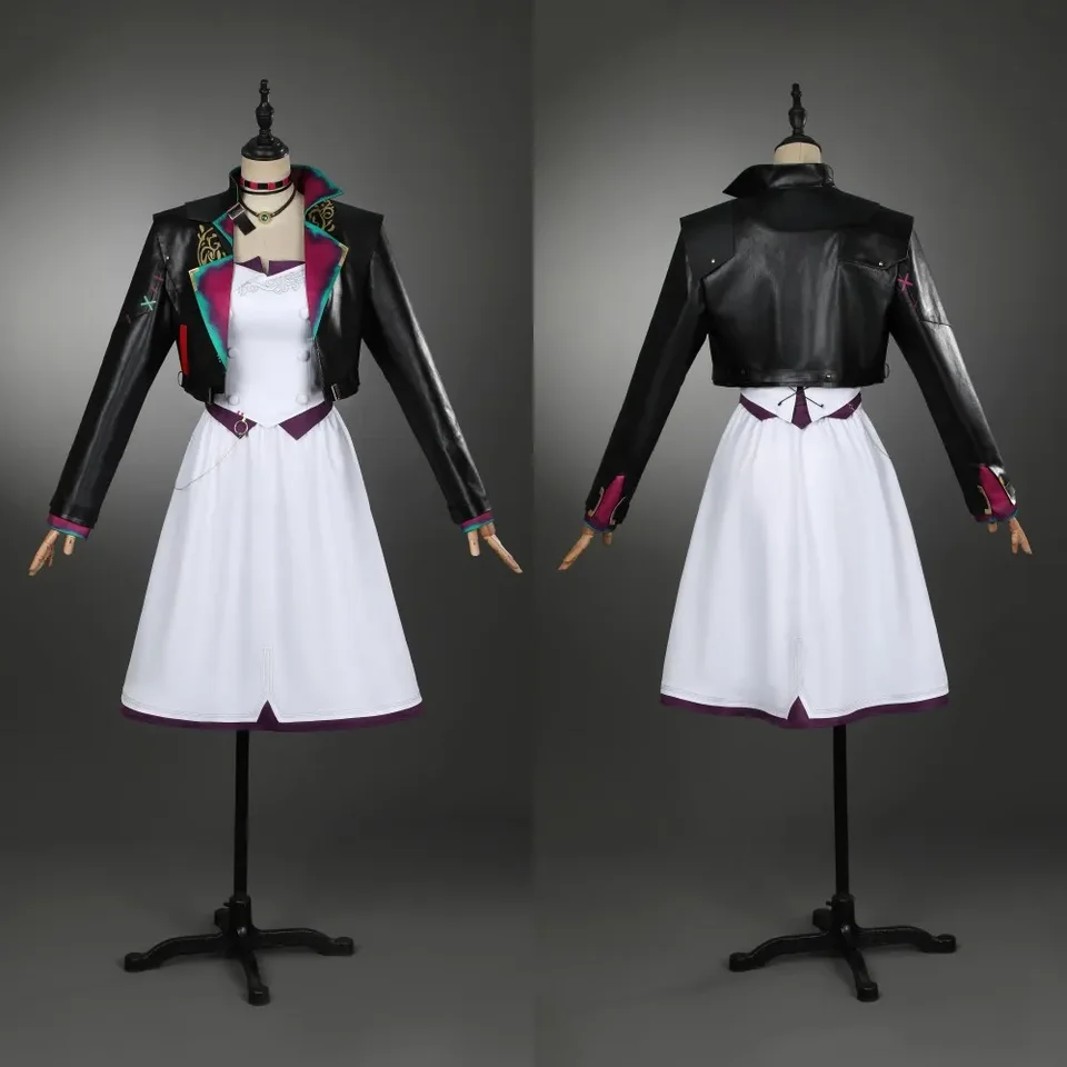 Game Arcane 2 Jinx Práškový cosplay kostýmové šaty oblečenie Žena Halloween League of Legends práškové šaty na mieru vyrobené
