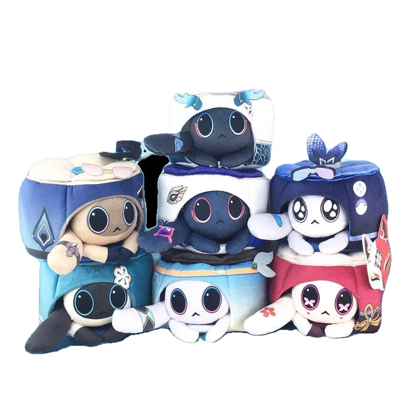 Game Cartoon Honkai: Star Rail Cyt Cat Cake Glušín ryžová guľa Cosplay Danheng Kafka Blade Cotton Dollw Vankúš môže otvoriť