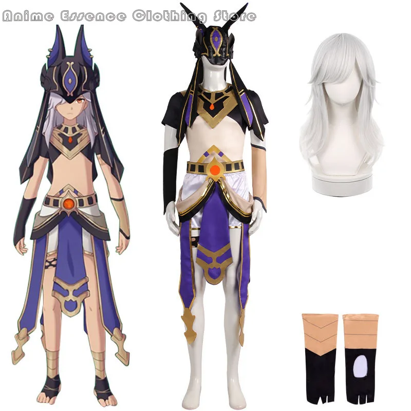 Game Genshin Impact Cyno Sumeru Cosplay Suit for Halloween Carnival Party Anime Anime Adult Cos vianočný darček