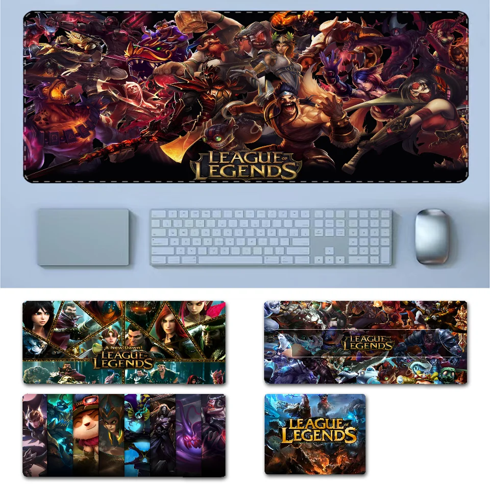 Game League of Legends Postavy myši MousePad Nové príchody Gamer Speed ​​Myši maloobchodné gumové myš