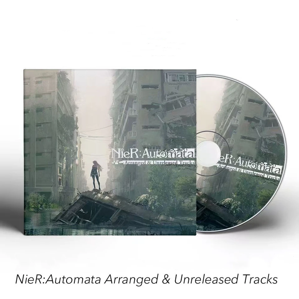Game Nier Automata Monaca Music CD usporiadané a nevydané skladby Album 2pcs hudobná nahrávka Cosplay Walkman CAR Soundtracks Box Gift