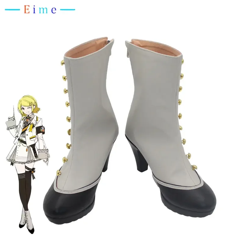 Game Project Sekai Farebné javisko Výročie Rin Cosplay topánky Pu Shoes topánky Halloween Karneval topánky Cosplay propy na mieru vyrobené
