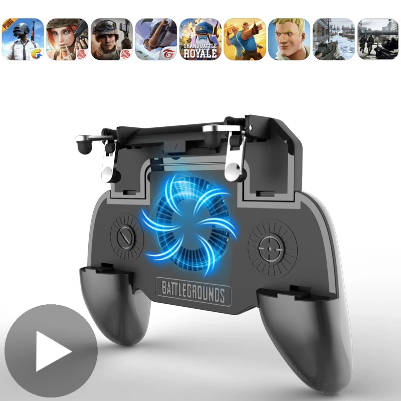 Gaming L1 R1 Ovládanie joysticku pre Android iPhone Phone GamePad PUBG Controller Mobile Trigger Trigger JoyPad Game Console Pad Cellular