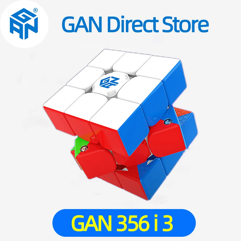 Gan i3 inteligentná kocka 356i 3x3x3 Magnetic Speed ​​Cube bezlepka 3x3 Speed ​​Cube