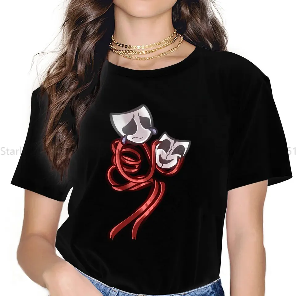 Gangle Dámske tričko The Amazing Digital Circus Girls Tees Kawaii Polyester Tops Basic Tshirt Y2K Hipster