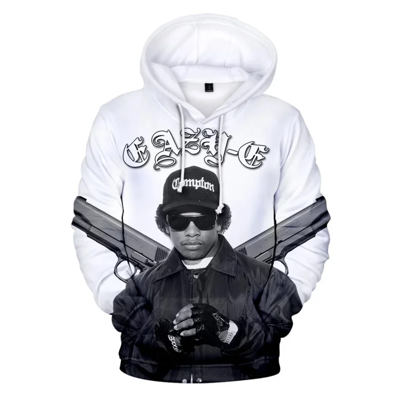 Gangsta rap eazy e 3D tlač nadmerne nadmerné ženy/mužské mikiny mikiny na streetwear hip hop pullover s kapucňou Male Tracksuit SD4