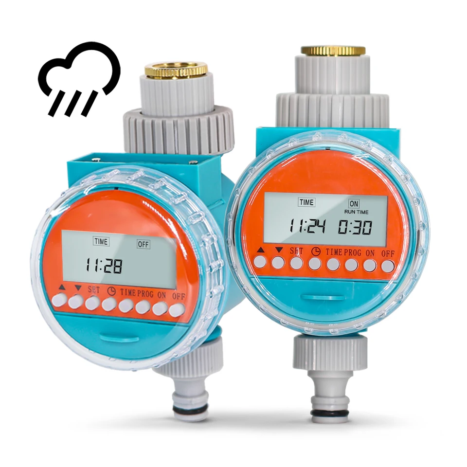 Garden Rain Sense Timer Časovač vodotesná úsporu energie zavlažovač regulátor Tap Programovateľný guľový ventil automatický zalievanie postrekovač
