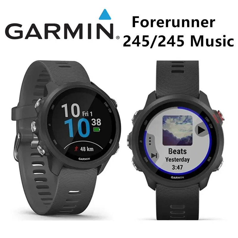 Garmin Forerunner 245/245 Hudobná verzia GPS Intelligent Running Heart Funkt Test Outdoor Sports Watch