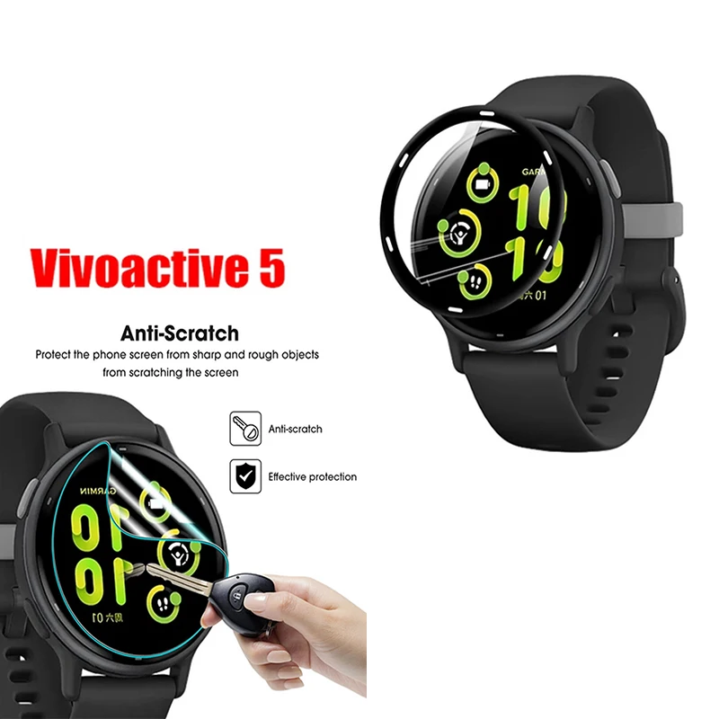 Garmin VivoActive 5 PMMA 3D ochranný film pre chránič obrazovky Anti-Scratch pre VivoActive5 HD Full pokrytie filmu (nie sklo)