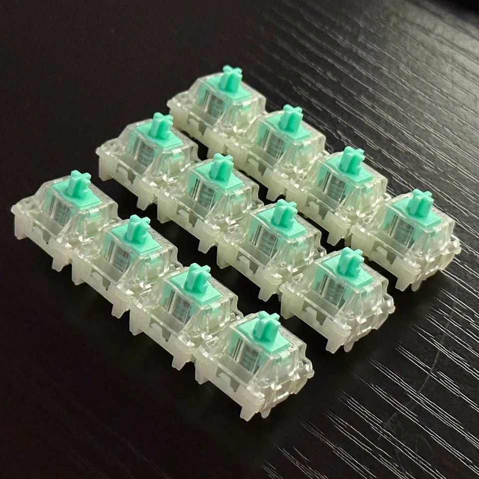 Gateron Magnetic Jade Keyboard Spínačy, Wooting 60He Klávesnica Originálna nová magnetická os Lekker Linear 60cn