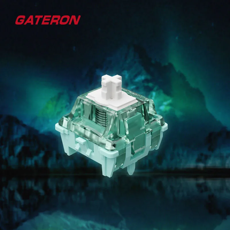 Gateron Magnetic Jade Pro Switch Lineárne vlastné magnetické mechanické klávesnica voľne nastavenie pred cestou pred cestovaním