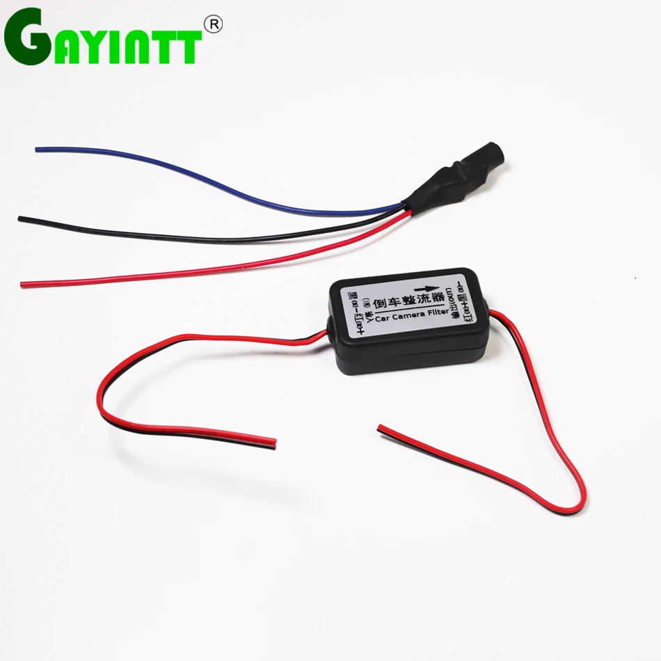Gayintt Gayintt 12V Power relé pre relé kondenzátor Filter Filter Filter Canbus Revers Camera Power usmerňovač