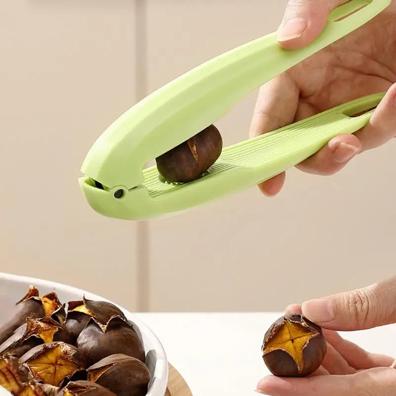 Gaštanový klip Peeler Multifunkčný gaštanový ústa otvárač vlašského orecha Peeler Gaštan klipová klipová orech