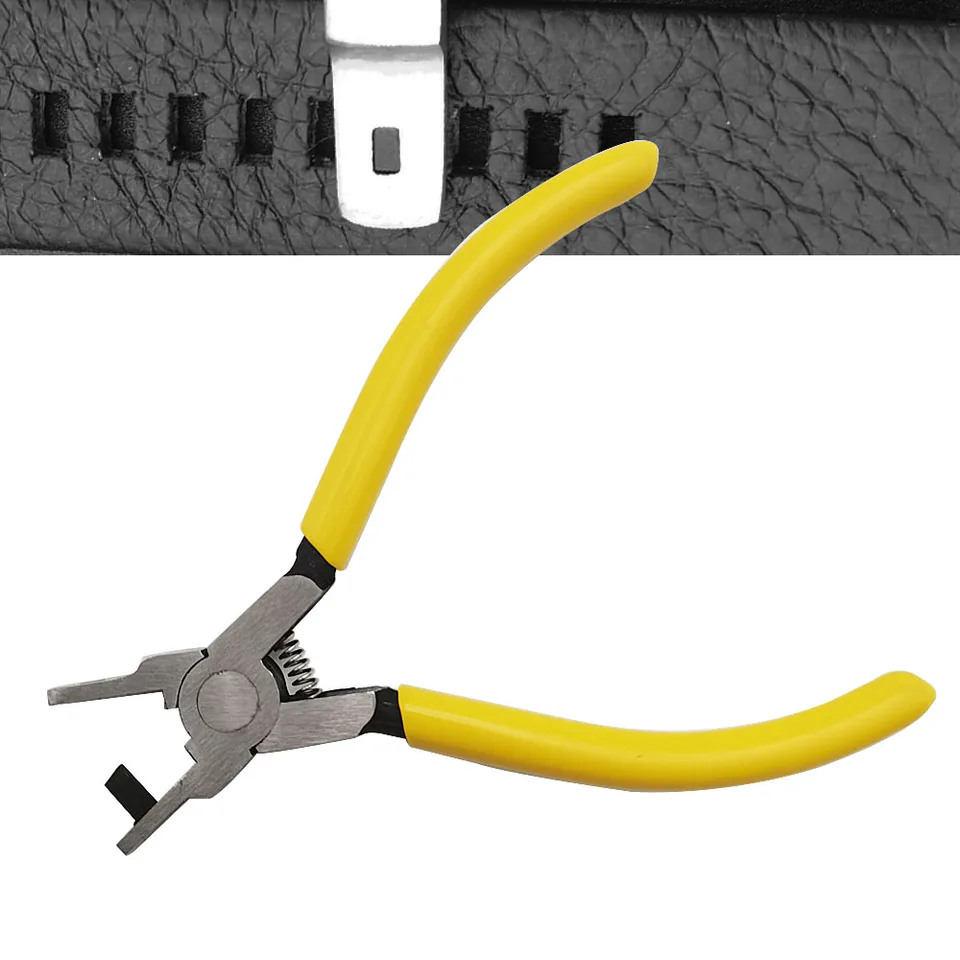 GC-4020RE WatchBand Punch Plier Plier Leather Patrap remienok 4mmx2mm obdĺžnik Nástroje na výrobu dier pre hodinky