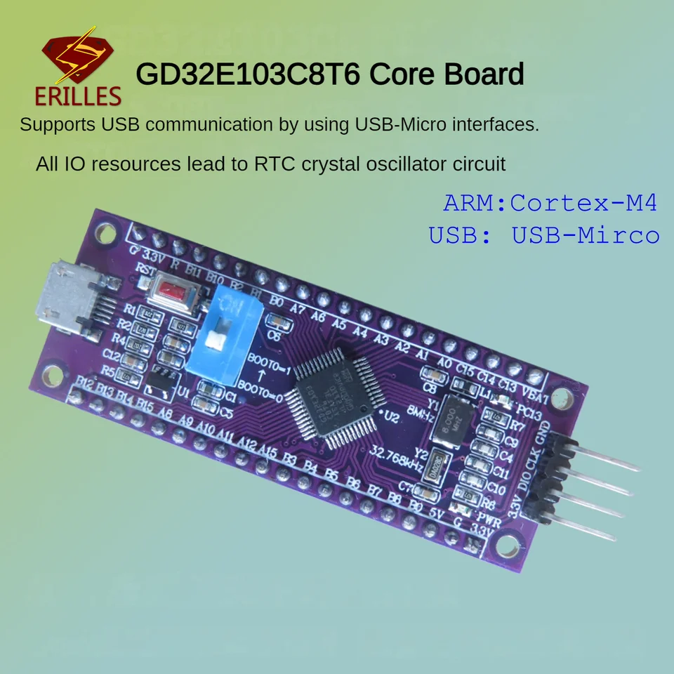 GD32E103C8T6 Core Board STM32 F103 Cortex-M4 Vývojová doska Minimálny systém C8T6 Rutine APM APM