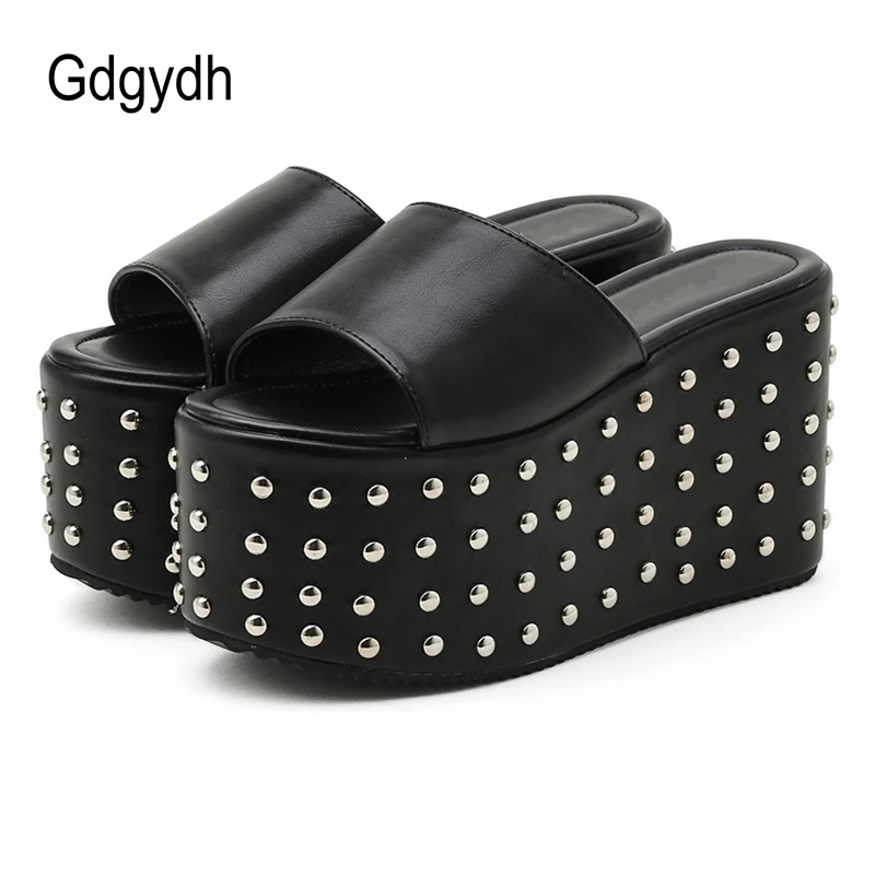 Gdgydh sexy nit nit dizajn značky Comfy chôdza sandále Dám