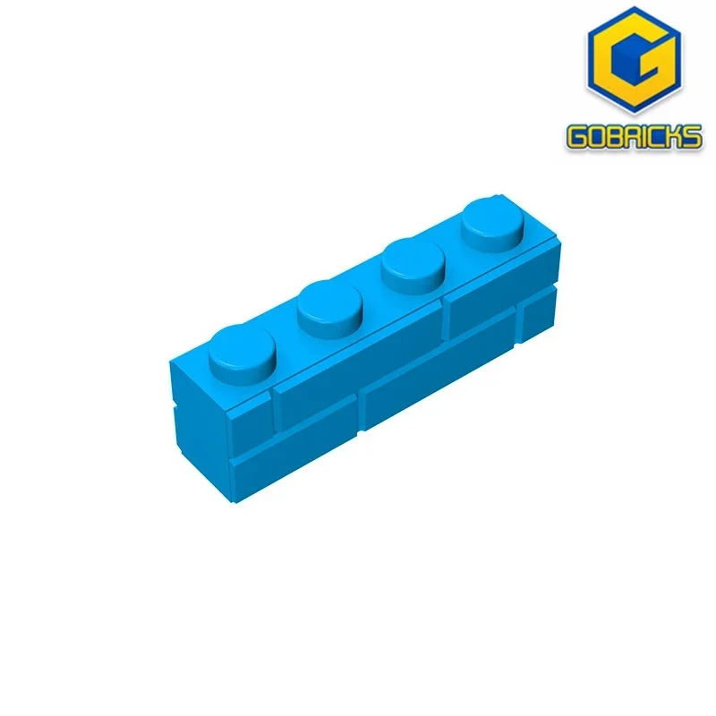 GDS-632 Brick Special 1x4 s murovaným tehlový profil kompatibilný s LEGO 15533 Detským DIY vzdelávací