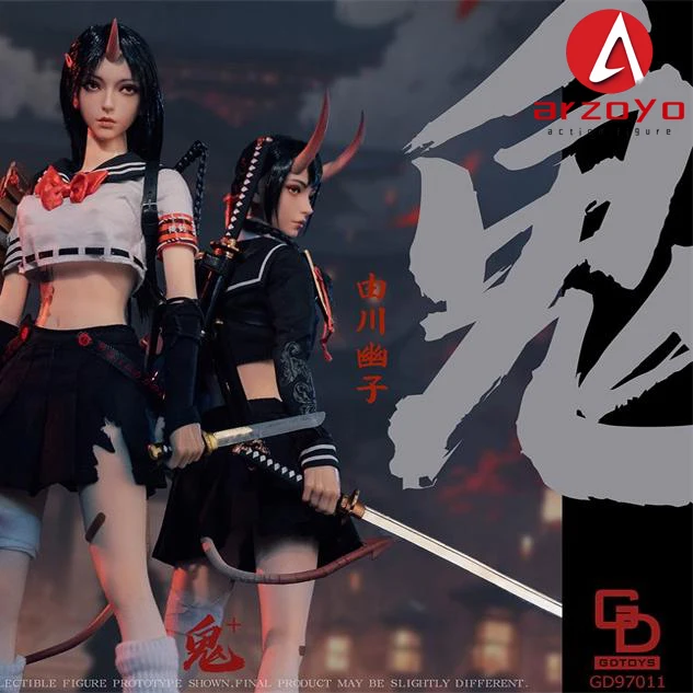 Gdtoys gd97011 1/6 v mierke ženský vojak japonský onihime samurai canggui yumei yukiko yukawa plná sada 12inch akčnej figúry
