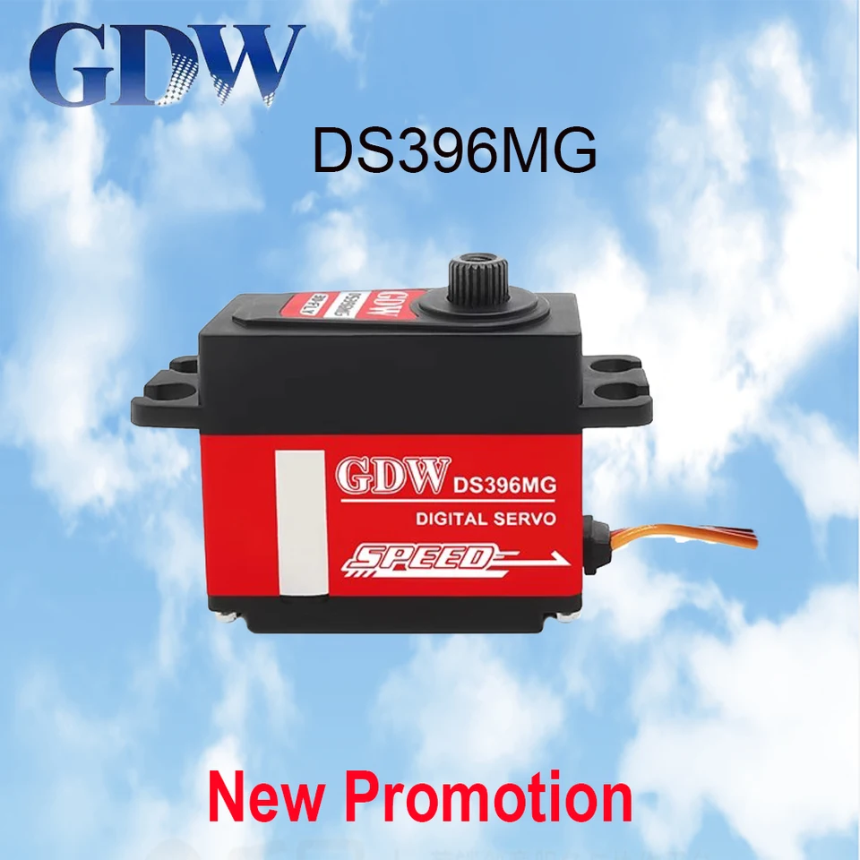 GDW DS390MG DS396MG 8,4 V 12,9 kg Metal Gear Medium Digital Coreless Servo pre RC lietadlo pevné krídlo Turbojet Aircraft Robot Arm Robot Arm