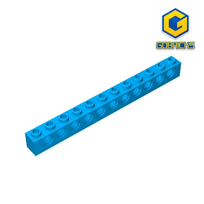 Gebricks GDS-582 Technický, tehla 1 x 12 s otvormi kompatibilnými s 3895 kusmi detského DIY vzdelávacie