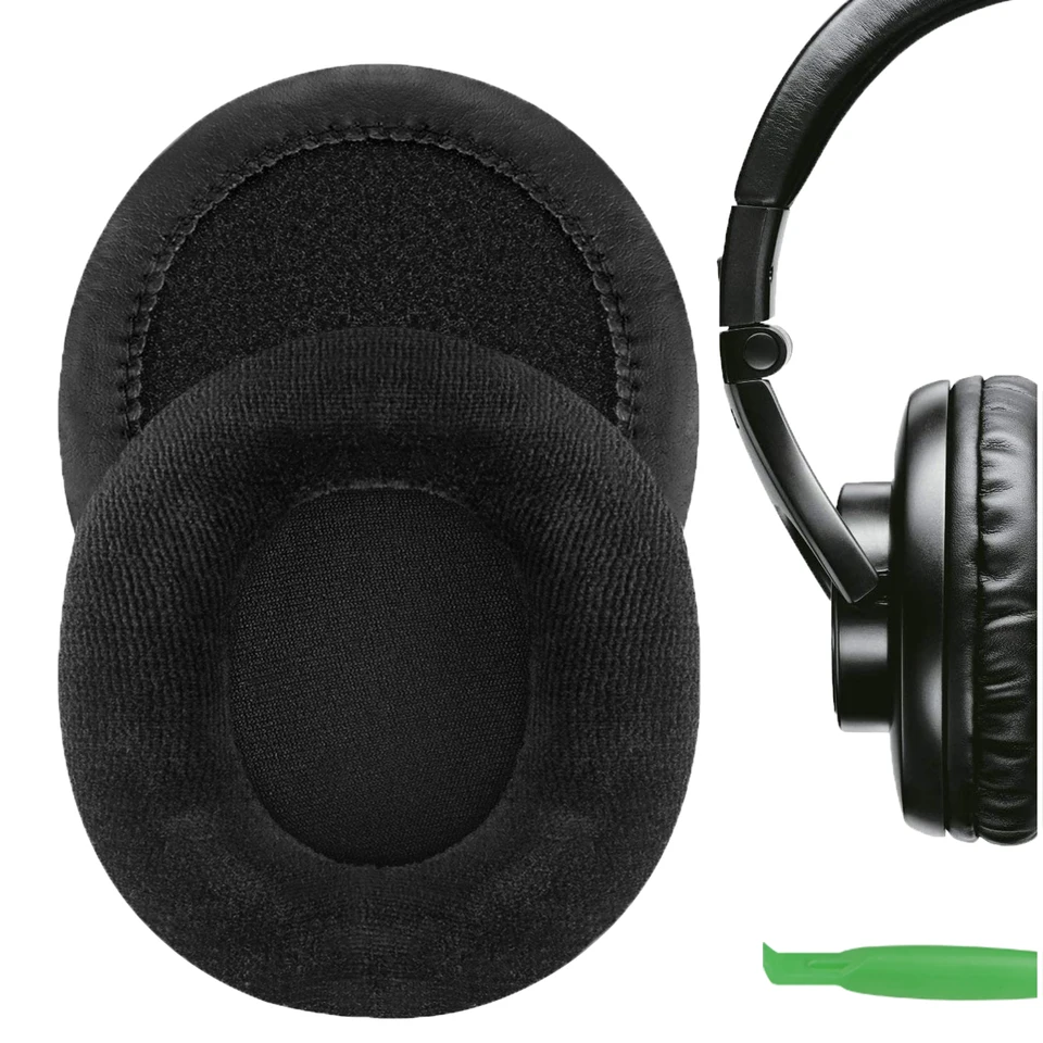 Geekria Comfort Velor Nahradené ušné podložky pre Shure HPAEC240, HPAEC440, HPAEC840, HPAEC940, SRH840 SRH440, SRH940 slúchadlá