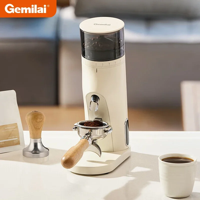 Gemilai Coffee Bean Grinder G9010B 38 mm KONICKÁ BURR KÁVER MILL DOMOVÝ KOMPRESNA TALIAN ELEKTRICKÝ BRRINÍK