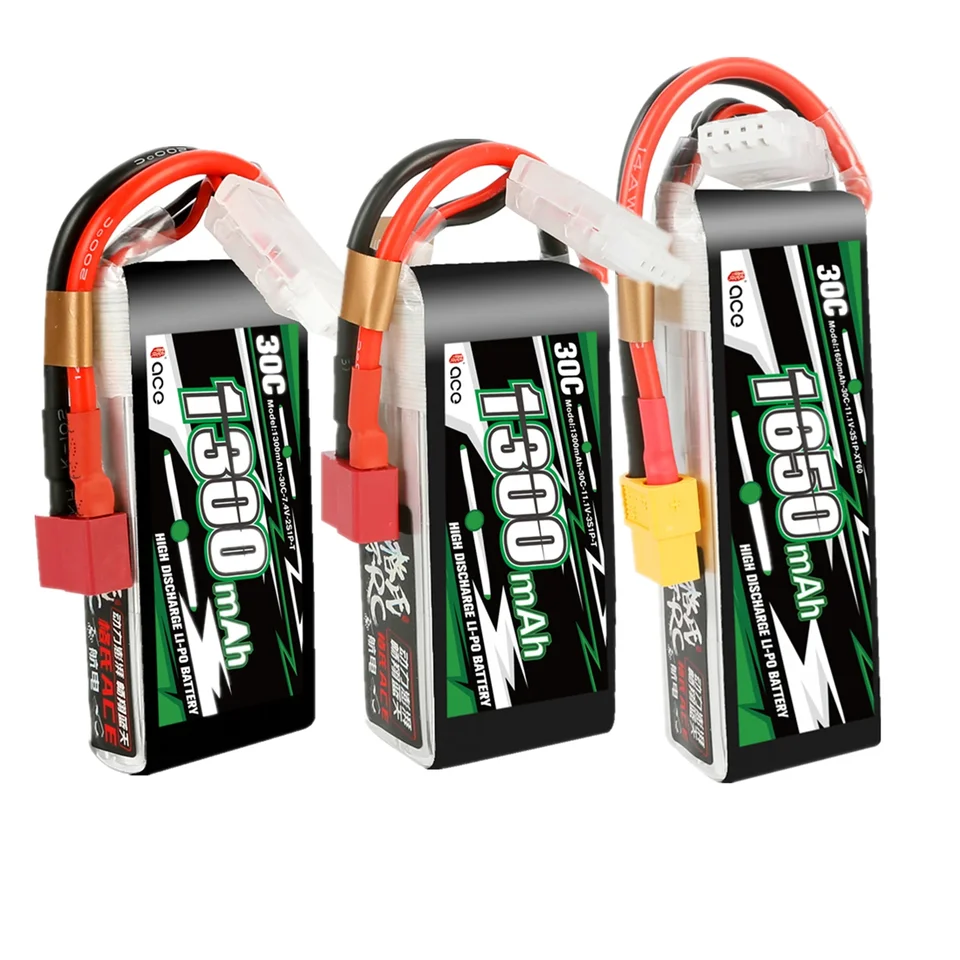 GENS ACE RFLY 1300MAH 1650MAH 2S 3S 7,4V 11,1V 30C LiP batérie s t/xt60 zástrčkou pre FPV RC Drone
