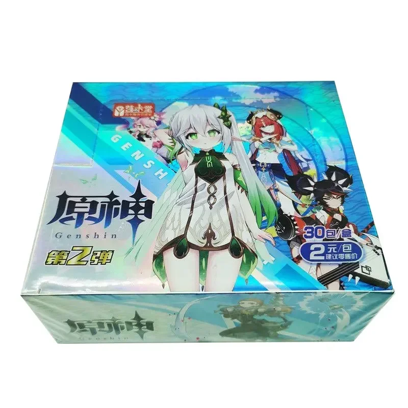 Genshin Impact Card Classic Deluxe Edition SSP Rare Cards CP Red Gold Card Bag Whole Box Flash Card Collection Darček