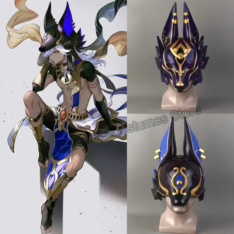 Genshin Impact Cyno Cosplay Hat Wig Game Cyno Cap repers príslušenstvo Halloween Party Podpory Anime Hat Cyno Boy Sumeru elektro egy