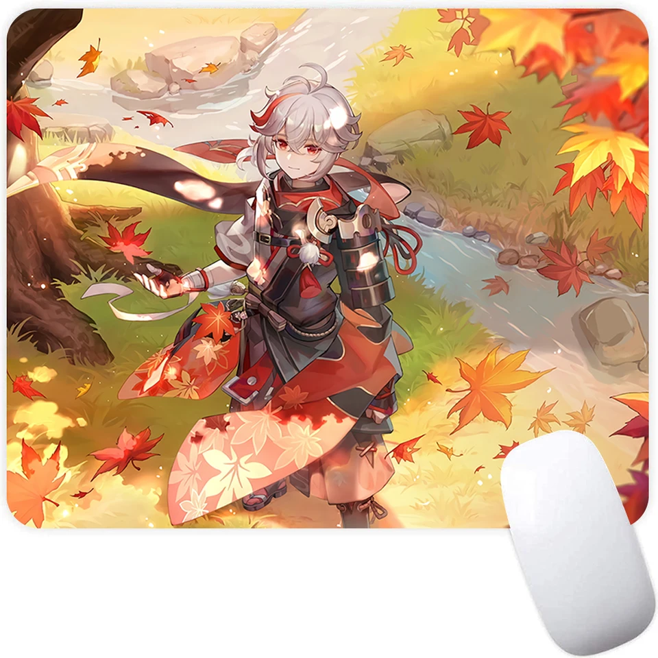 Genshin Impact Kaedehara Kazuha Small Gaming Mouse podložka počítačový počítač Mousepad Gamer Mouse Mouse Rat Laptop Mausepad Keyboard Rat Desk Desk Pad