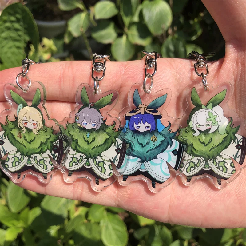 Genshin Impact Nahida Wanderer Alhaitham Abyss Mage Keychain Anime Anime Game Accessories batohový prívesok