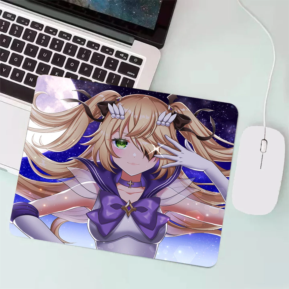 Genshin náraz fischl malá herná podložka Mouse Pad Gamer Klávesnica MousePad Office Office Mouse Mouse MOST NAPOŽITOK Anime Mause Pad Desk Rat