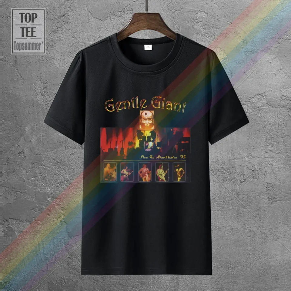 Gentle Giant Tees Progressive Rock Band SML 3xl T košeľa Derek Shulman & Phil