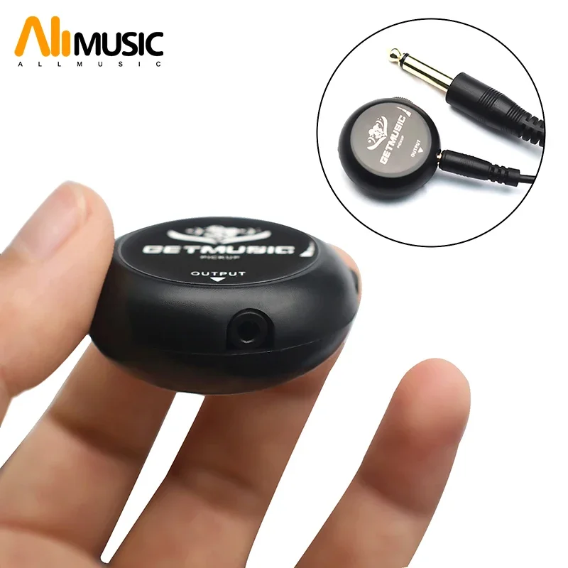 GetMusic klip gitarový pickup piezo Kontakt mikrofónu pre akustické klasické husle Kalimba ukulele mandolin banjo banjo
