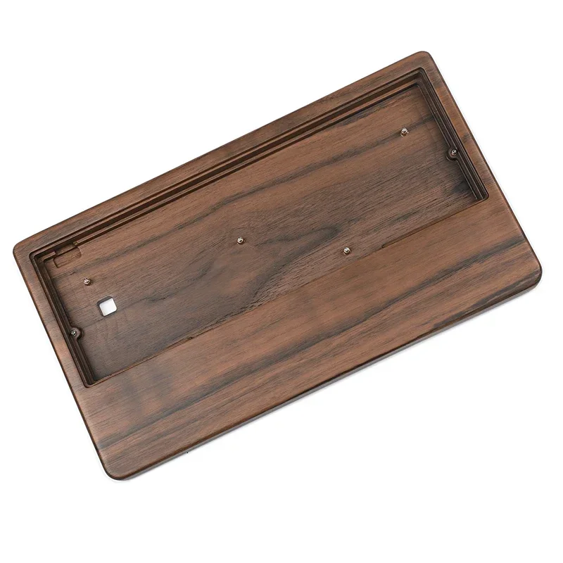 GH60 Walnut Keyboard puzdro s PLAM REST Custom 61/64 MINILA Mechanická klávesnica Drevená škatuľka masívne drevo puzdro Herné príslušenstvo