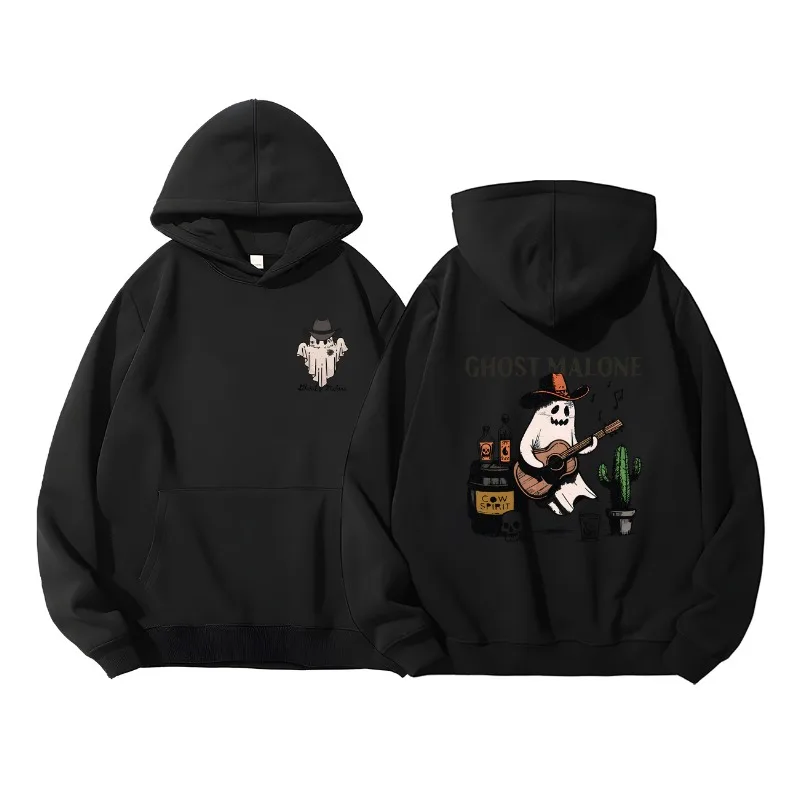 Ghost Malone Halloween Hoodie Halloween Ghost Malone Hoodie Halloween Ghost Malone Funny Graphic Tlačová mikina