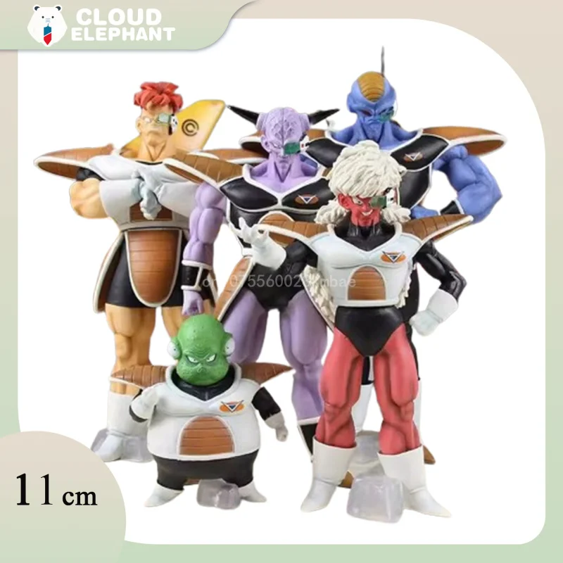 Ginyu Force postava Dragon Ball Z Jeice GK Ginyu Model Guldo Socha Recoom Action Figures Burter Figurín PVC Collection Collection Gift