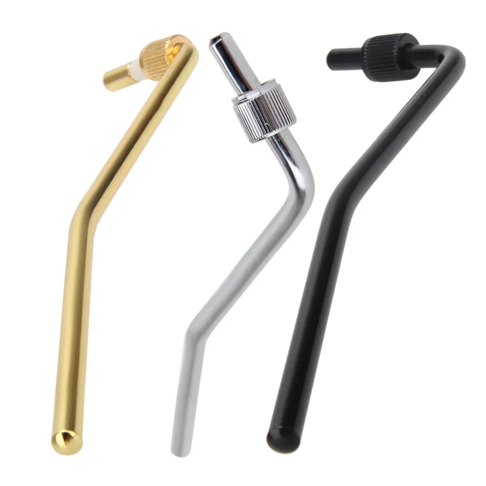 Gitara tremolo whammy bar Arm Fr Floyd Rose Bridge Výmena s tipmi 6 mm čierne strieborné zlato 3 farby Gitarové diely a doplnky
