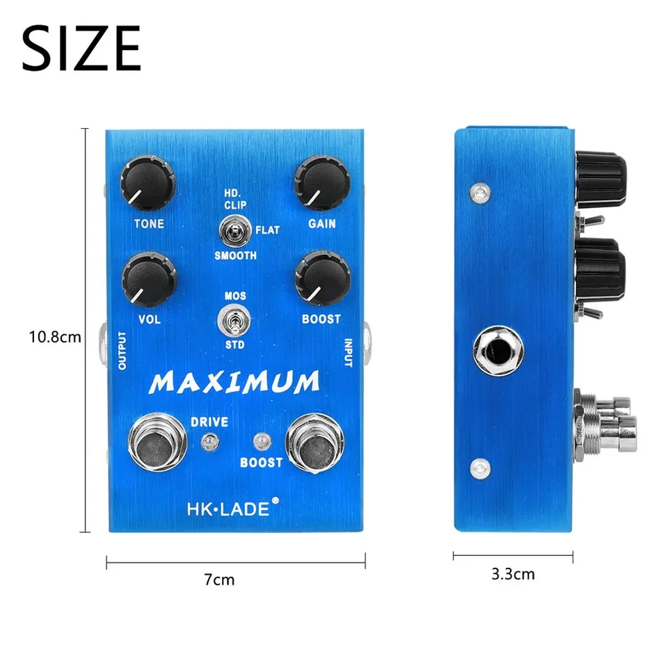 Gitarové efekty pedálové elektrické efekty pedál živý výkon všestranný efekt overdrive Zlepšená kvalita zvuku