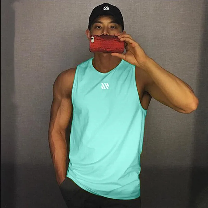 Gitf Mannen kulturistické tanky Tops Tops Gym Workout Fitness Mouwloos košeľa Running Kleding Stringer Singlet Zomer ToaVallige Vest