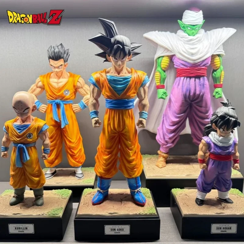GK Dragon Ball Unlimited Z Warrior Son Gohan Goku Piccolo Trunks Kurilin Anime Figures Manga Scene Collection Model Toy Gift