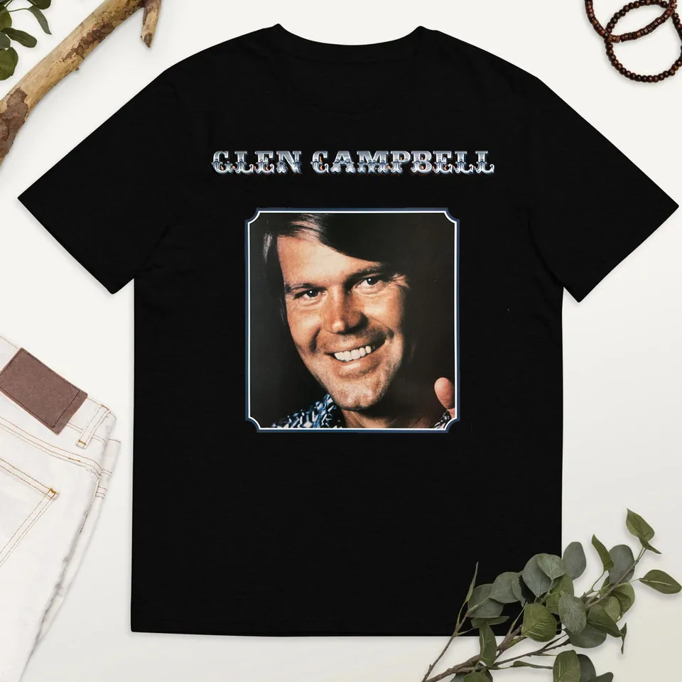 Glen Campbell Tričko pre mužov pre mužov Ženy všetkých veľkostí S-4XL 3A241