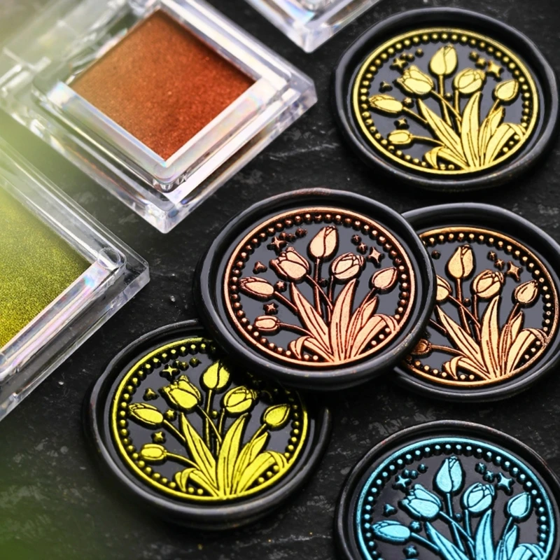 Glitter Wax Farba pre pečiatku vosku, darčekový zábal na scrapbooking