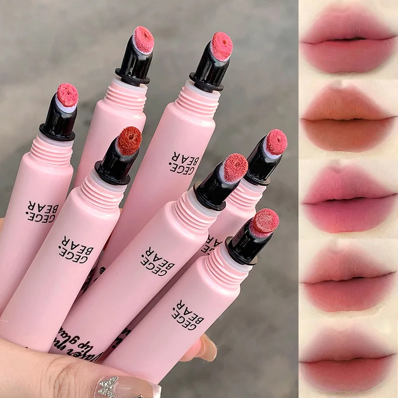 GLOGE Bear Mist Let Gloss-jeseň/zima Hydratačný trblietavý matný povrch, bohatý farebný pop, mliečny čajový odtieň pery