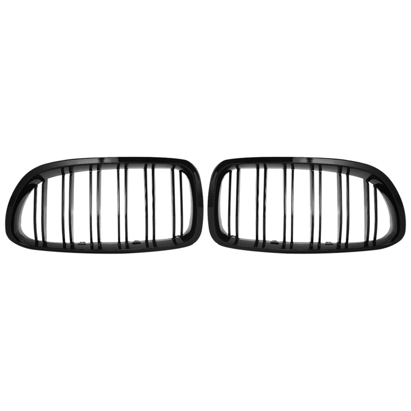 Gloss Black Car Front Grille Grill Grill For-BMW 5 Series F10 F11 F18 M5 2010-2017