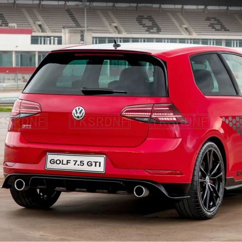 Gloss Black TCR zadná strešná strecha krídla pery pre Volkswagen Golf MK7 MK7.5 GTI GTD R R-Line 2013-2020